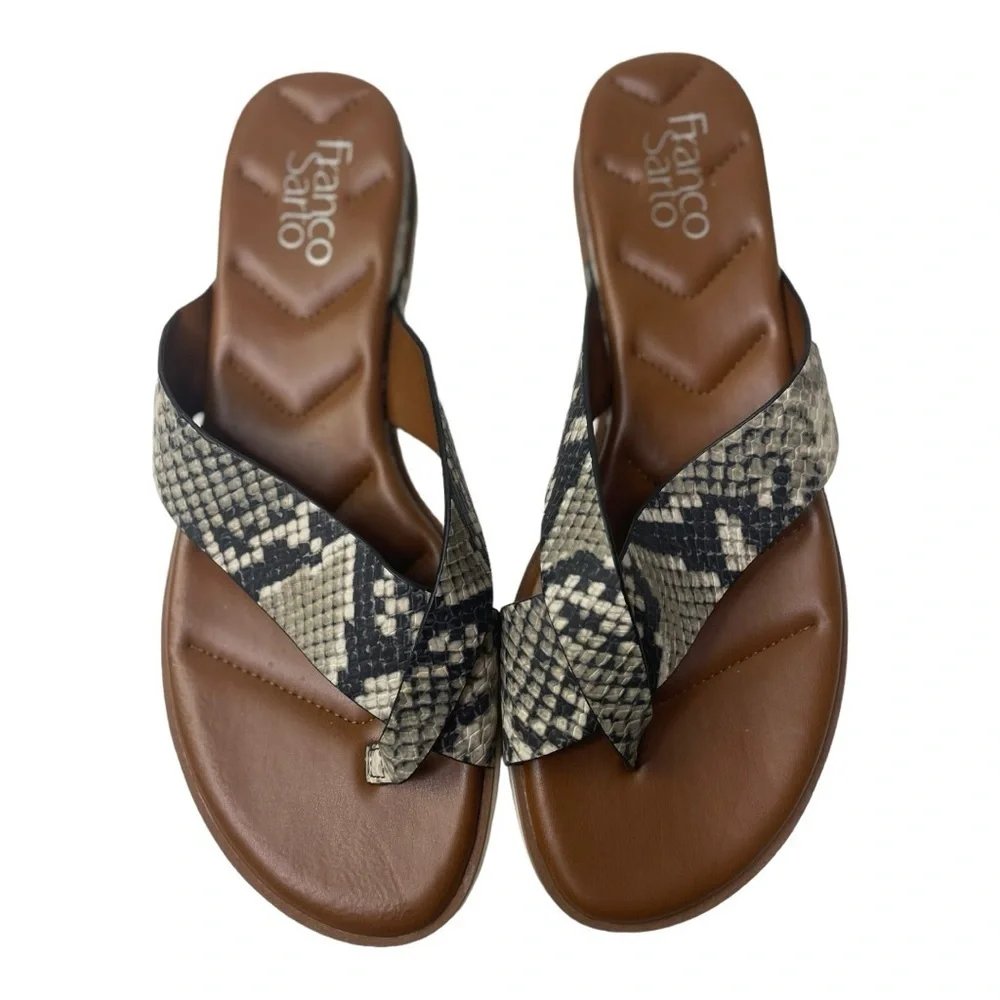 Franco Sarto Darious Women’s Faux Snakeskin Sandals